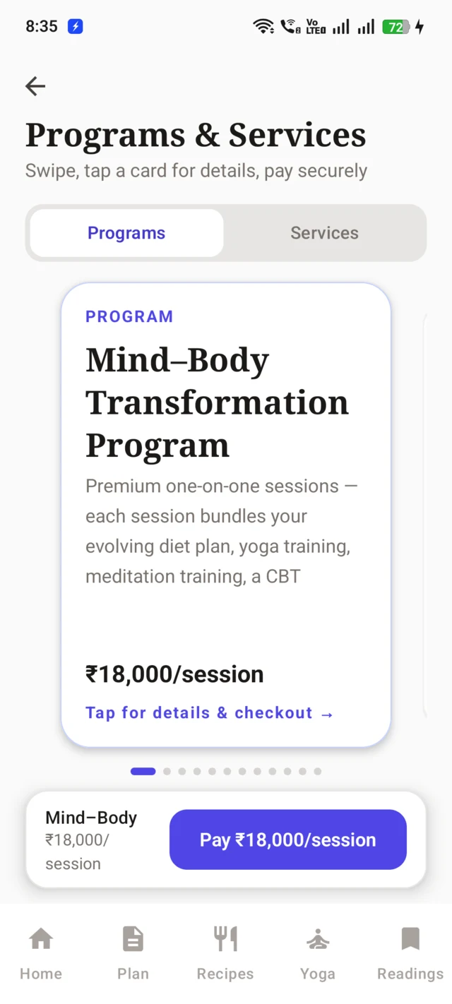 Programs and services