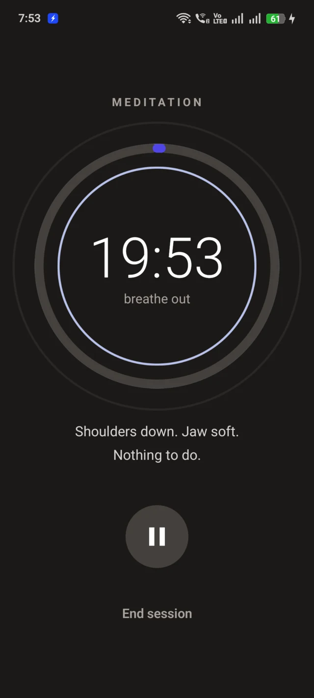 ReinventU meditation session timer